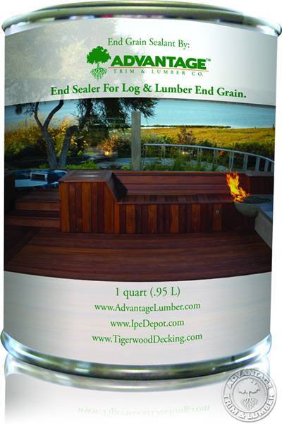 End Grain Sealant For Hardwoods Like Ipe Advantagelumber Decking Blog End Grain Sealant For Hardwoods Like Ipe