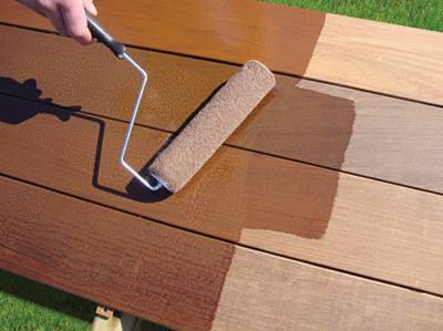 wood deck finish