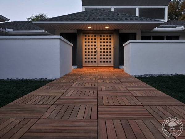 Ipe Hardwood Deck Tiles