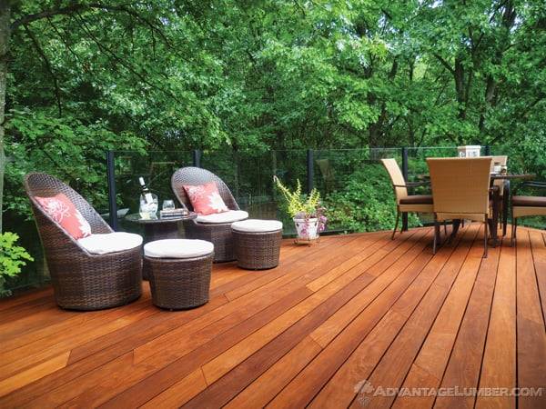 Cumaru wood deck