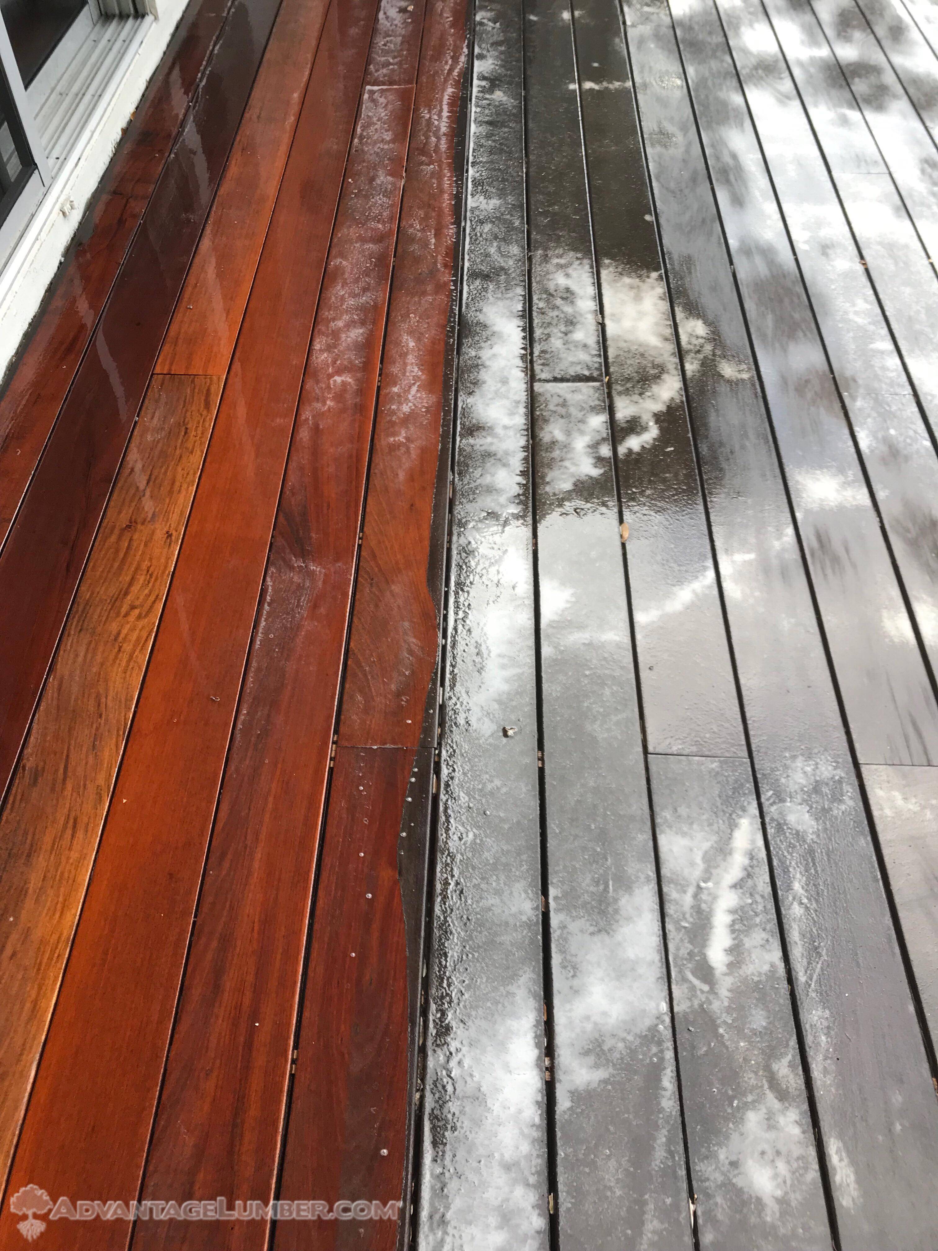 Powerwash Ipe Decking