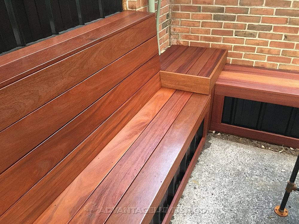 Best wood clearance for outdoor bench