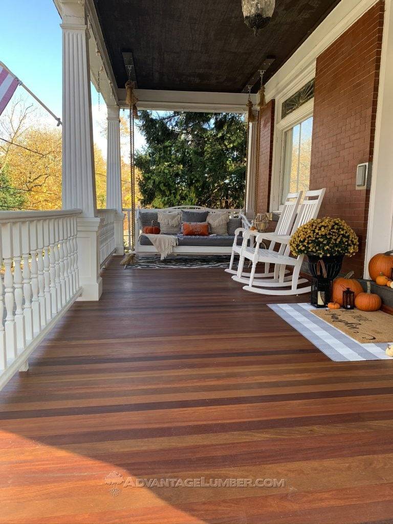 Cumaru T&G porch