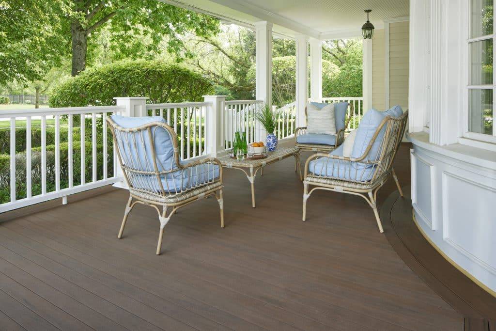 TimberTech Vintage Mahogany Porch