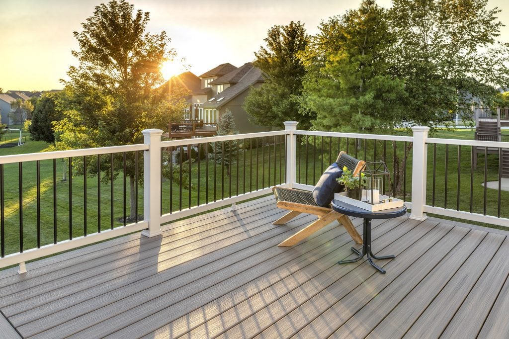 Trex Rocky Harbor Decking with Composite Railing