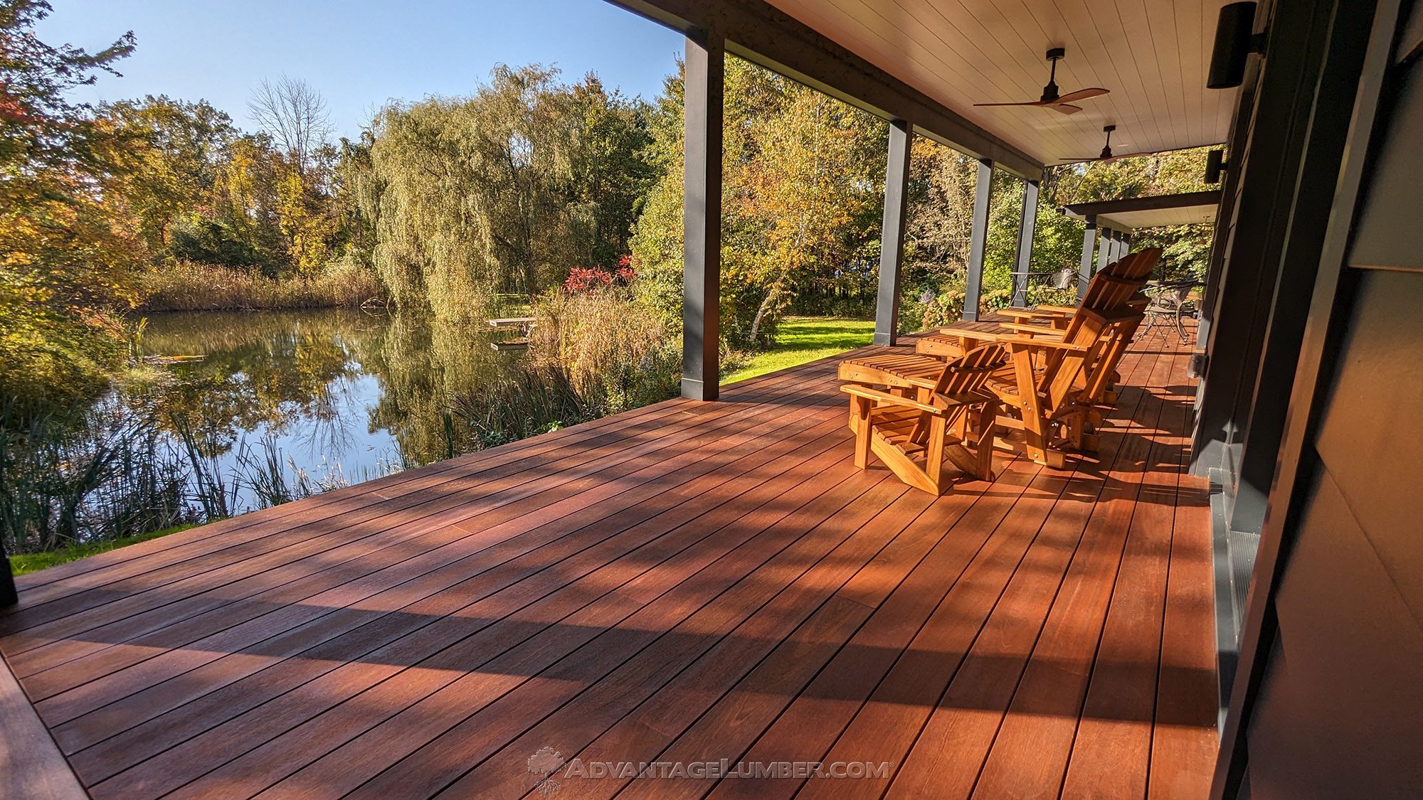 Mahogany Porch Deck