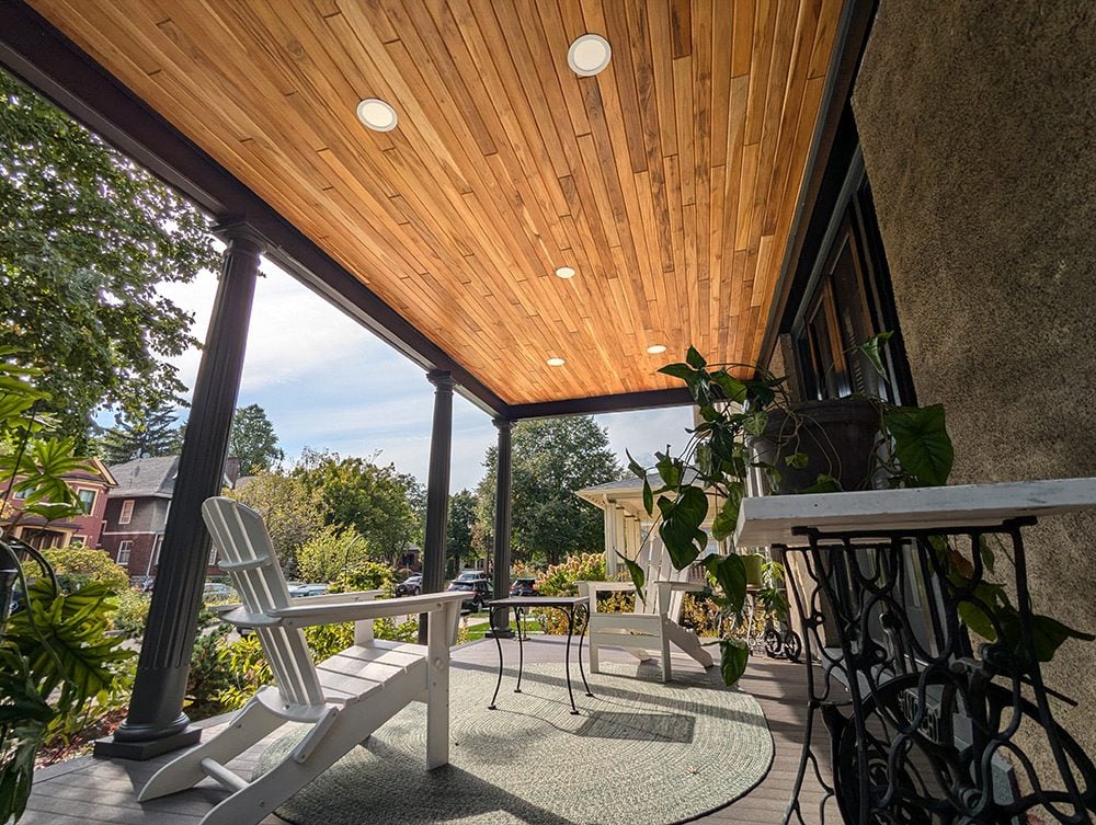 Teak Wood Ceiling