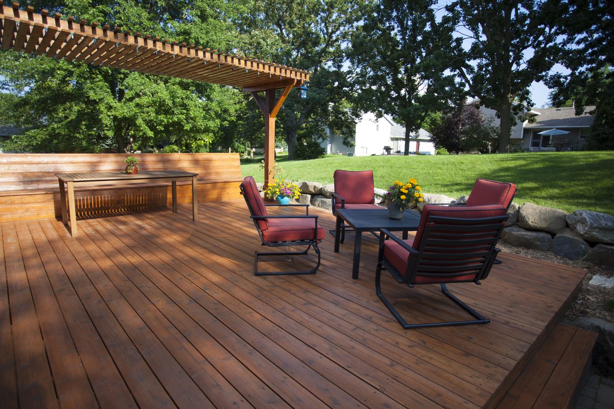 Cedar Wood Deck