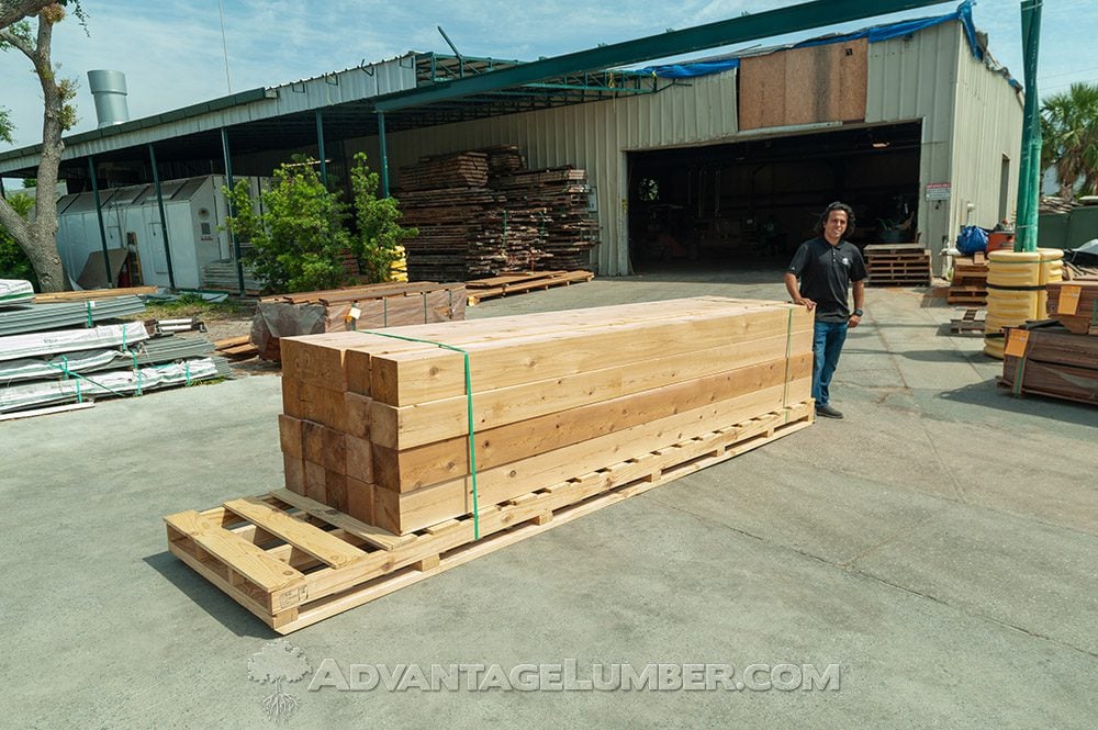 8x8 Western Red Cedar Posts