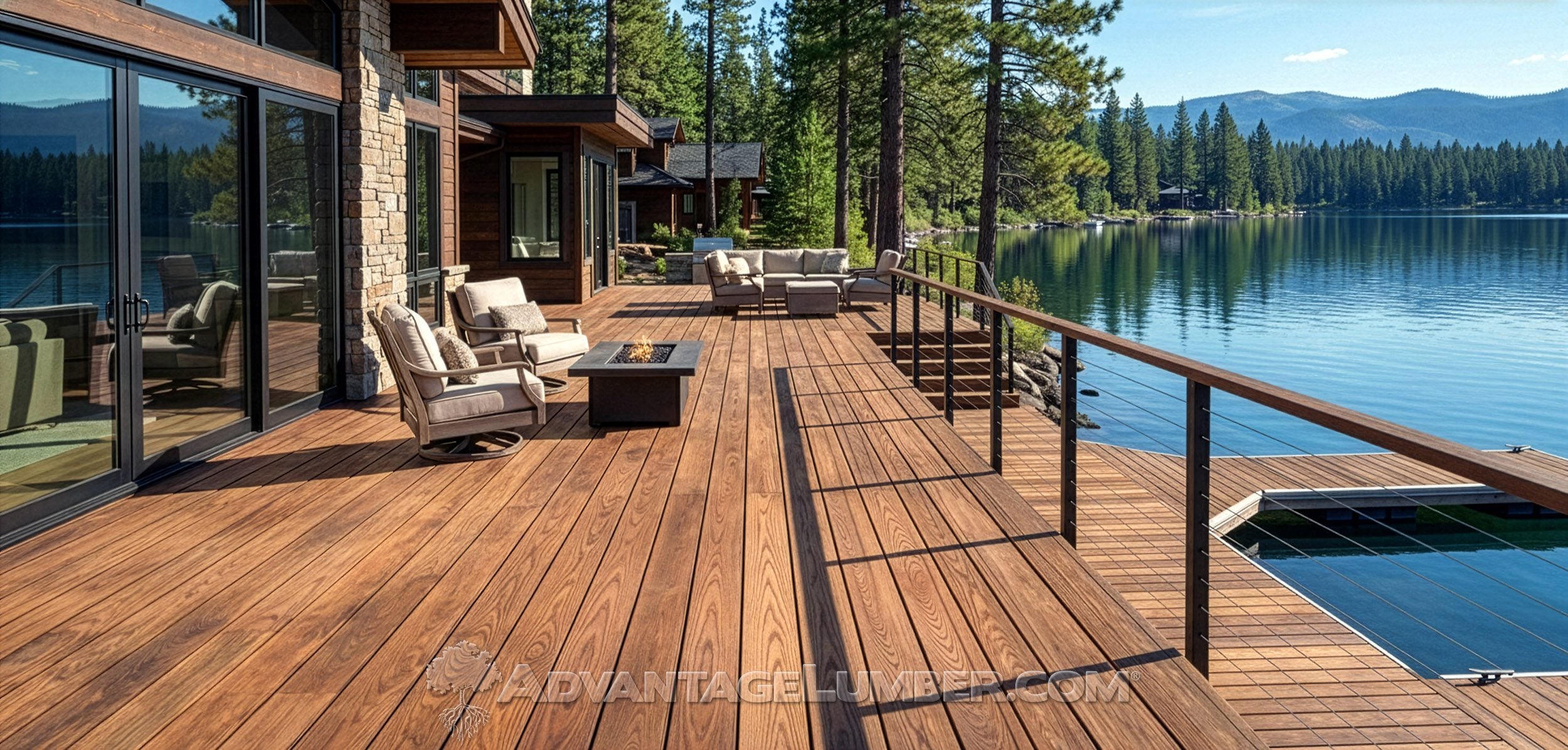 Thermally Modified Ash Decking