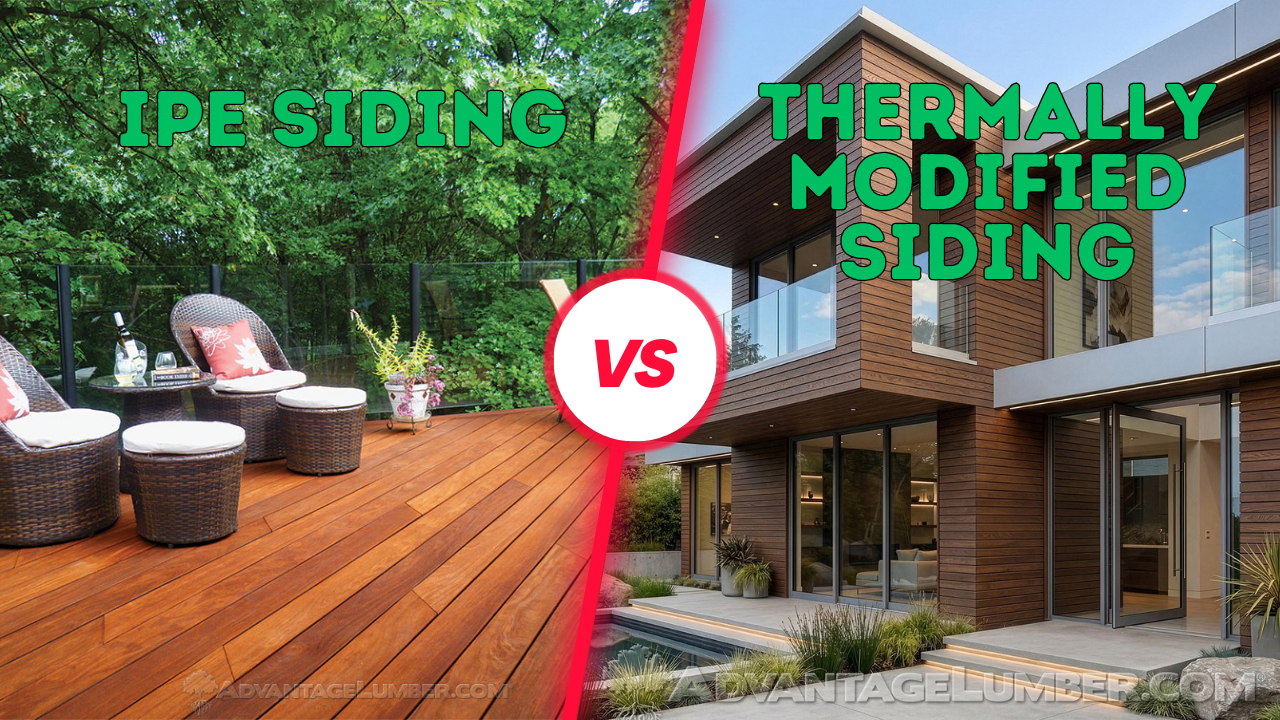 Ipe siding vs thermally modified